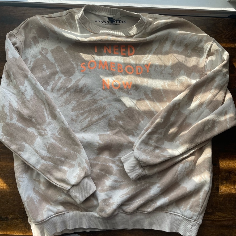 SHAWN MENDES I Need Somebody Now Tour Crew Neck 🩶💙